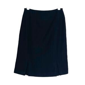 Banana Republic Wool Kick Pleat Skirt